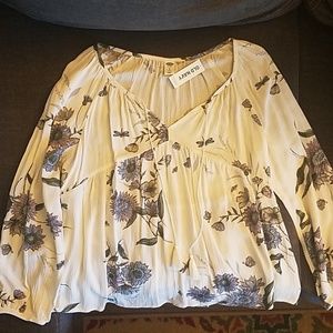 Old Navy Floral Peasant Blouse